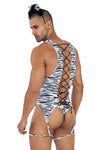 CandyMan 99734 Safari Bodysuit Color Zebra Print