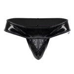 CandyMan 99742 Gloss Thongs Color Black