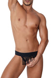 CandyMan 99755 Fringe Thongs Color Black