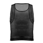 CandyMan 99758 Mesh Tank Top Color Black