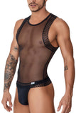 CandyMan 99758 Mesh Tank Top Color Black