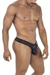 CandyMan 99767 Sports Mesh Thongs Color Black