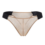 CandyMan 99771 Mesh Thongs Color Beige