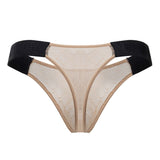 CandyMan 99771 Mesh Thongs Color Beige