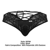 CandyMan 99784 Lace Thongs Color Black