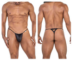 CandyMan 99789 Heart Thongs Color Black