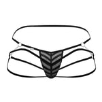 CandyMan 99793 Mesh Jock Thongs Color Black