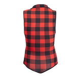 CandyMan 99800 Lumberjack Bodysuit Color Red