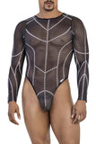 CandyMan 99816 Mesh Bodysuit Color Black