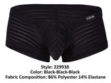 Clever 229938 3PK Australian Latin Trunks Trunks Color Black-Black-Black