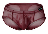 Clever 519962 3PK Australian Latin Briefs Briefs Color Red-Black-Grape