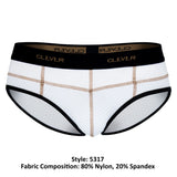 Clever 5317 Sweetness Piping Briefs Color White