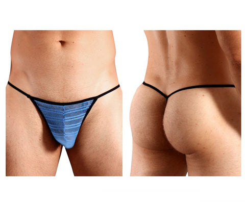 Doreanse 1306-BLU Mesh G-String Thong Color Blue