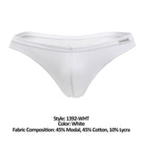 Doreanse 1392-WHT Euro Thong Color White