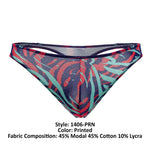 Doreanse 1406-PRN Submarine Thongs Color Printed