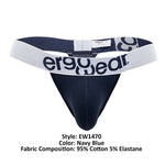 ErgoWear EW1470 MAX COTTON Thongs Color Navy Blue