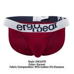 ErgoWear EW1479 MAX COTTON Bikini Color Garnet