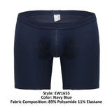 ErgoWear EW1655 SLK Boxer Briefs Color Navy Blue