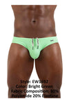 ErgoWear EW1692 X4D SW Swim Briefs Color Bright Green