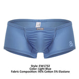 ErgoWear EW1732 FEEL GR8 Cotton Trunks Color Light Blue