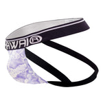 HAWAI 41946T Animal Print Athletic Jockstrap Color Amethyst