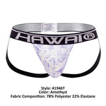 HAWAI 41946T Animal Print Athletic Jockstrap Color Amethyst