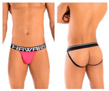 HAWAI 41946 Solid Athletic Jockstrap Color Coral