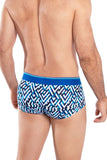 HAWAI 42135 Geometric Mini Trunks Color Royal Blue