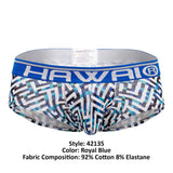 HAWAI 42135 Geometric Mini Trunks Color Royal Blue