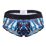 HAWAI 42182 Printed Microfiber Briefs Color Dark Blue