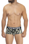 HAWAI 42182 Printed Microfiber Briefs Color Military Green