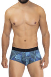 HAWAI 42183 Printed Microfiber Briefs Color Royal Blue