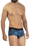 HAWAI 42183 Printed Microfiber Briefs Color Royal Blue