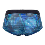 HAWAI 42183 Printed Microfiber Briefs Color Royal Blue