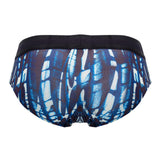 HAWAI 42192 Printed Microfiber Hip Briefs Color Dark Blue