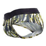 HAWAI 42192 Printed Microfiber Hip Briefs Color Military Green