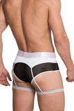 Hidden 953 Garterbelt Briefs Color White