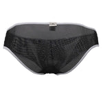 Hidden 955 Mesh Briefs Color Black-White