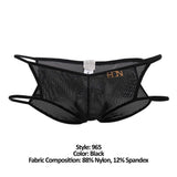 Hidden 965 Open Side Briefs Color Black