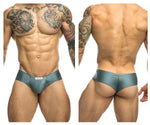 JUSTIN+SIMON XSJ22 Cheek Briefs Color Metal Green