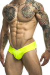 JUSTIN+SIMON XSJ22 Cheek Briefs Color Neon Green