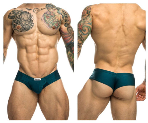 JUSTIN+SIMON XSJ22 Cheek Briefs Color Opal Green