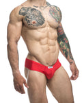 JUSTIN+SIMON XSJ22 Cheek Briefs Color Red