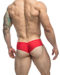 JUSTIN+SIMON XSJ22 Cheek Briefs Color Red