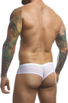 JUSTIN+SIMON XSJ22 Cheek Briefs Color White Mesh