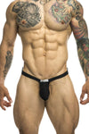 JUSTIN+SIMON XSJBU02 Bulge Thongs Color Black