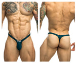 JUSTIN+SIMON XSJBU02 Bulge Thongs Color Opal Green