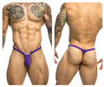 JUSTIN+SIMON XSJBU02 Bulge Thongs Color Purple