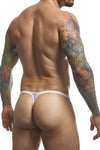 JUSTIN+SIMON XSJBU02 Bulge Thongs Color White Mesh