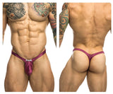 JUSTIN+SIMON XSJBU02 Bulge Thongs Color Wine